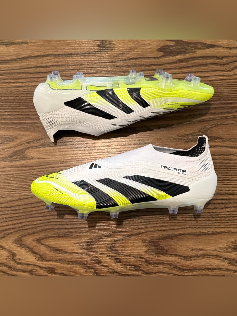 Men’s Size 8.5 Adidas Predator Elite LL Laceless FG Soccer Cleats JI1075 - NEW